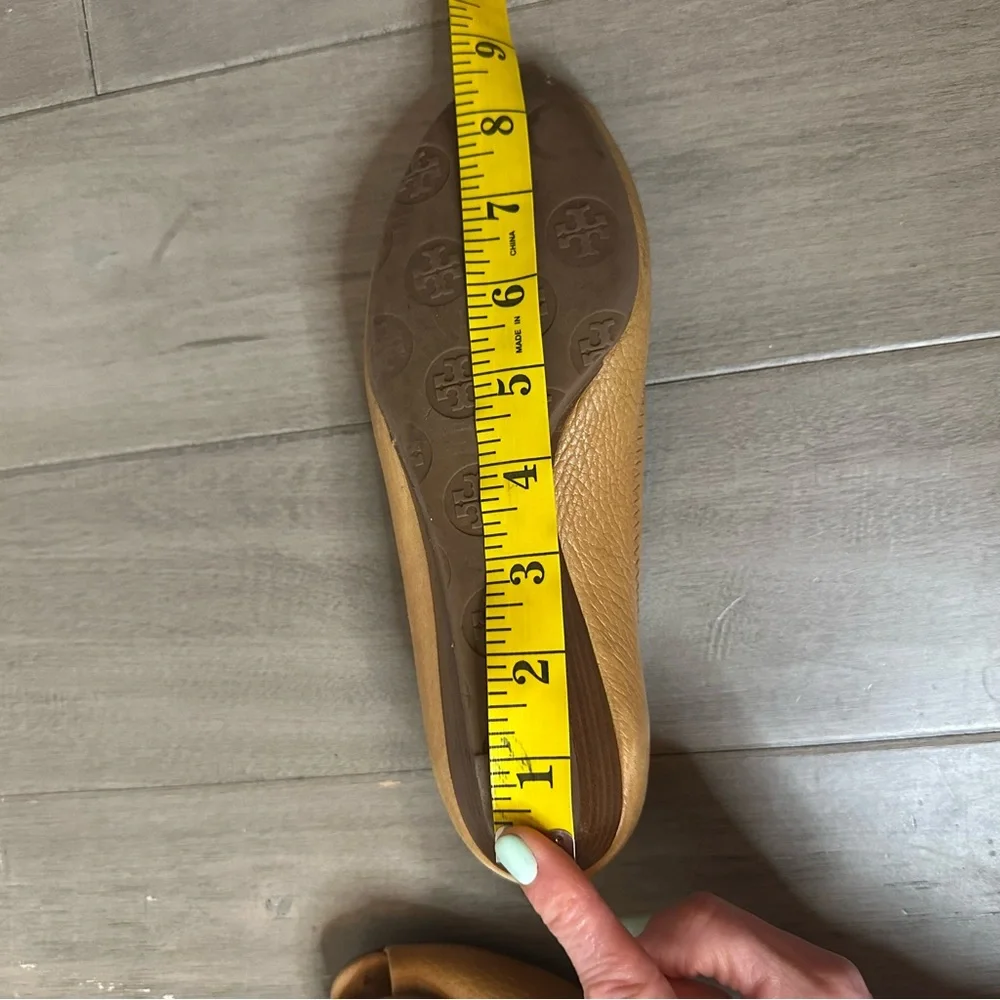 Tory Burch Sally Wedge Shoes Tan